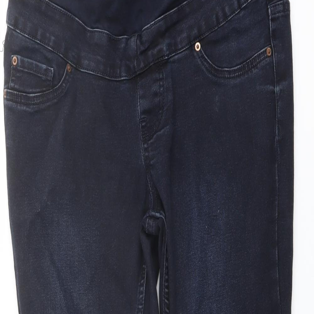 New Look Womens Blue Cotton Jegging Jeans Size 10 L28 in Regular