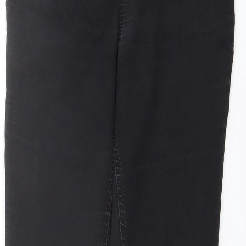 Marks and Spencer Womens Black Cotton Skinny Jeans Size 12 L27 in Regular