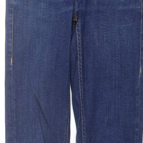 Mustang Womens Blue Cotton Skinny Jeans Size 27 in L32 in Regular Button