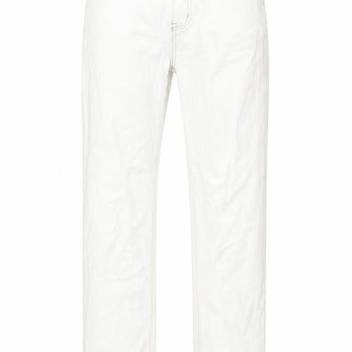 Lioness Womens Ivory Cotton Straight Jeans Size M L30 in Regular Button