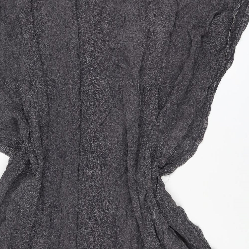 Nightingales Womens Grey Polyester Cover Up One Size