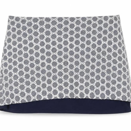 Topshop Womens White Geometric Cotton Mini Skirt Size 8 Zip