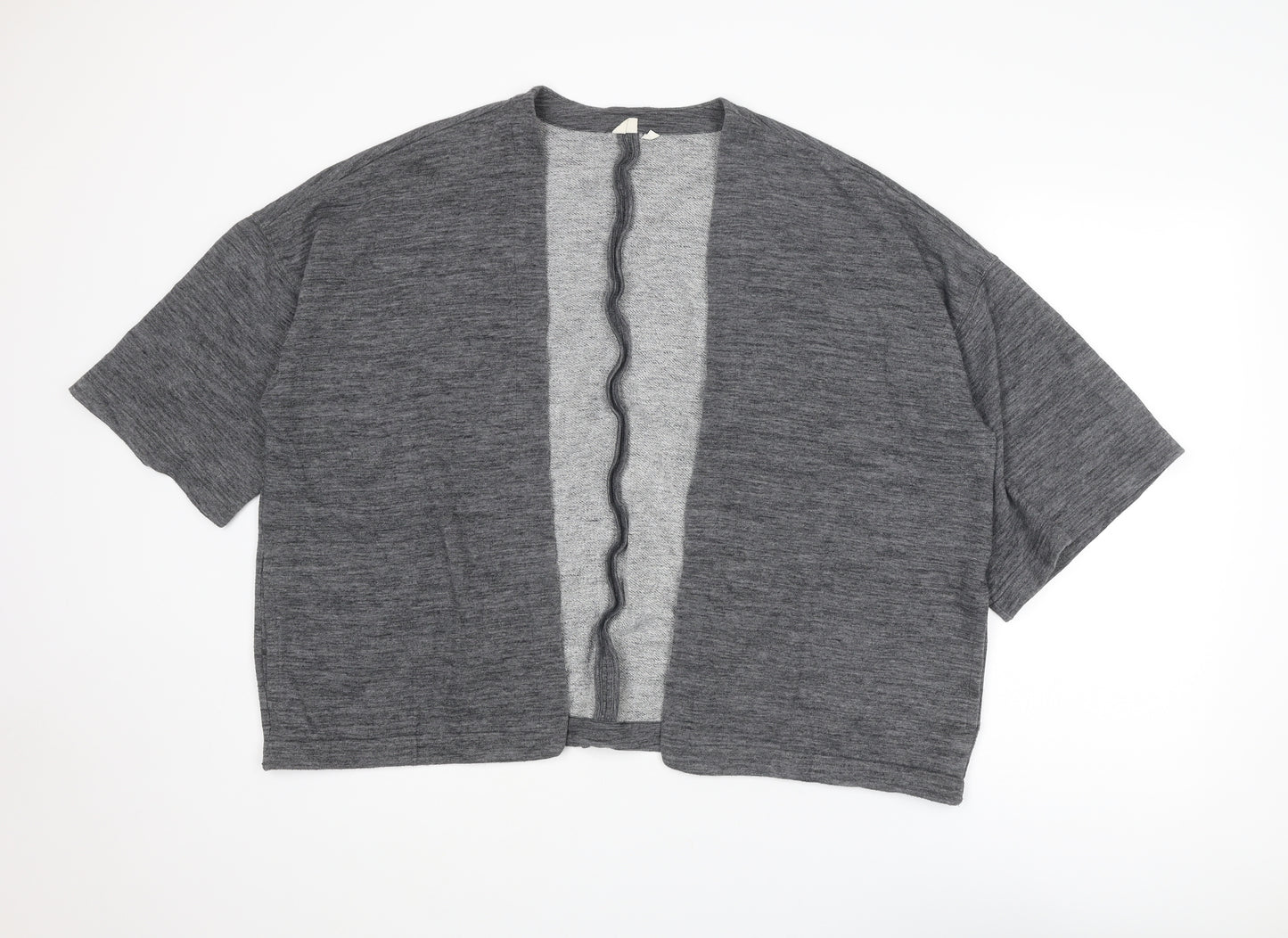 Gap Womens Grey V-Neck Polyester Cardigan Jumper Size M