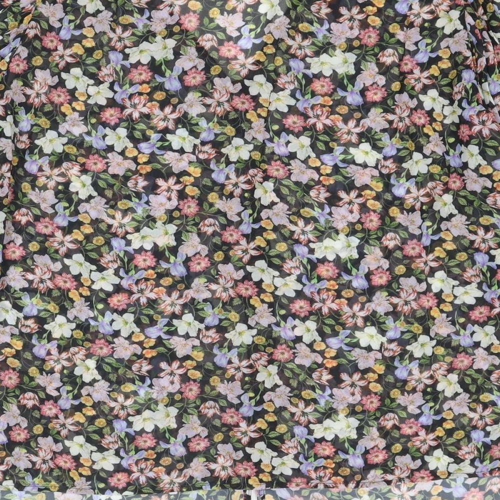 Phase Eight Womens Multicoloured Floral Polyester Basic Blouse Size 22 V-Neck