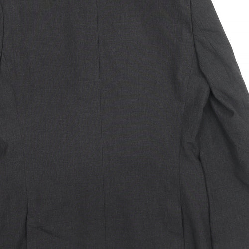 NEXT Mens Black Polyester Jacket Suit Jacket Size 40 Regular