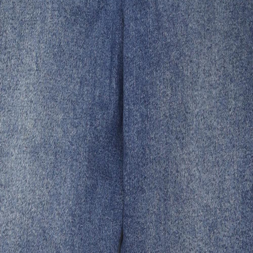 Urban Bliss Womens Blue Cotton Straight Jeans Size 10 L27 in Regular Zip