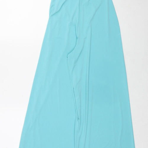 Bershka Womens Blue Polyester Jumpsuit One-Piece Size S L30 in Pullover