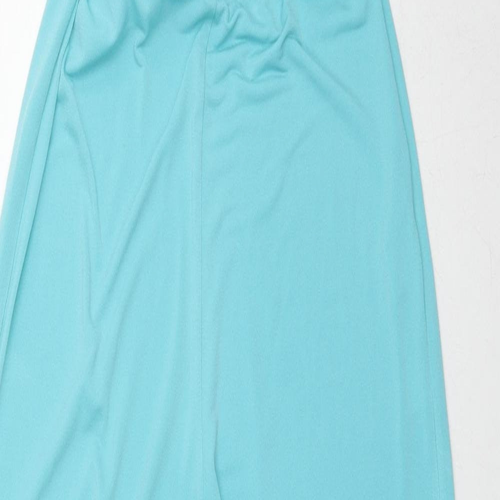 Bershka Womens Blue Polyester Jumpsuit One-Piece Size S L30 in Pullover