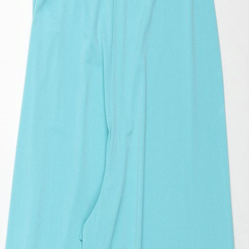 Bershka Womens Blue Polyester Jumpsuit One-Piece Size S L30 in Pullover