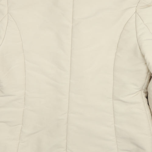 H&M Womens Beige Jacket Size M Zip