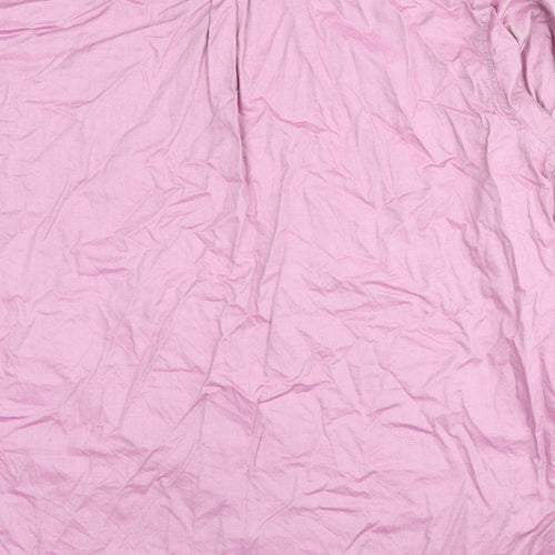 Eterna Mens Pink Cotton Dress Shirt Size 2XL Collared Button
