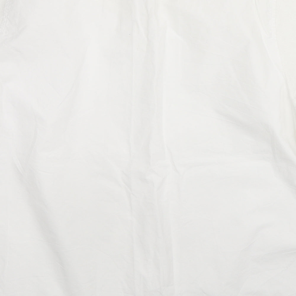 COS Womens White Cotton Basic T-Shirt Size 12 Round Neck