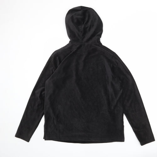 Dorothy Perkins Womens Black Polyester Pullover Hoodie Size 10 Pullover