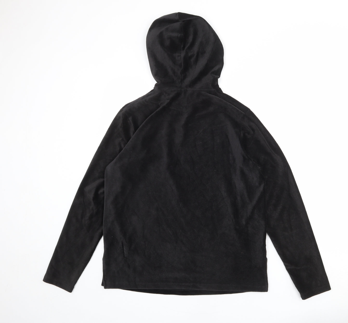 Dorothy Perkins Womens Black Polyester Pullover Hoodie Size 10 Pullover