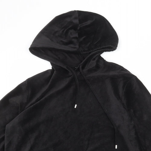 Dorothy Perkins Womens Black Polyester Pullover Hoodie Size 10 Pullover