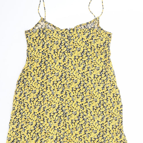 Motel Womens Multicoloured Floral Viscose Basic Tank Size M Round Neck