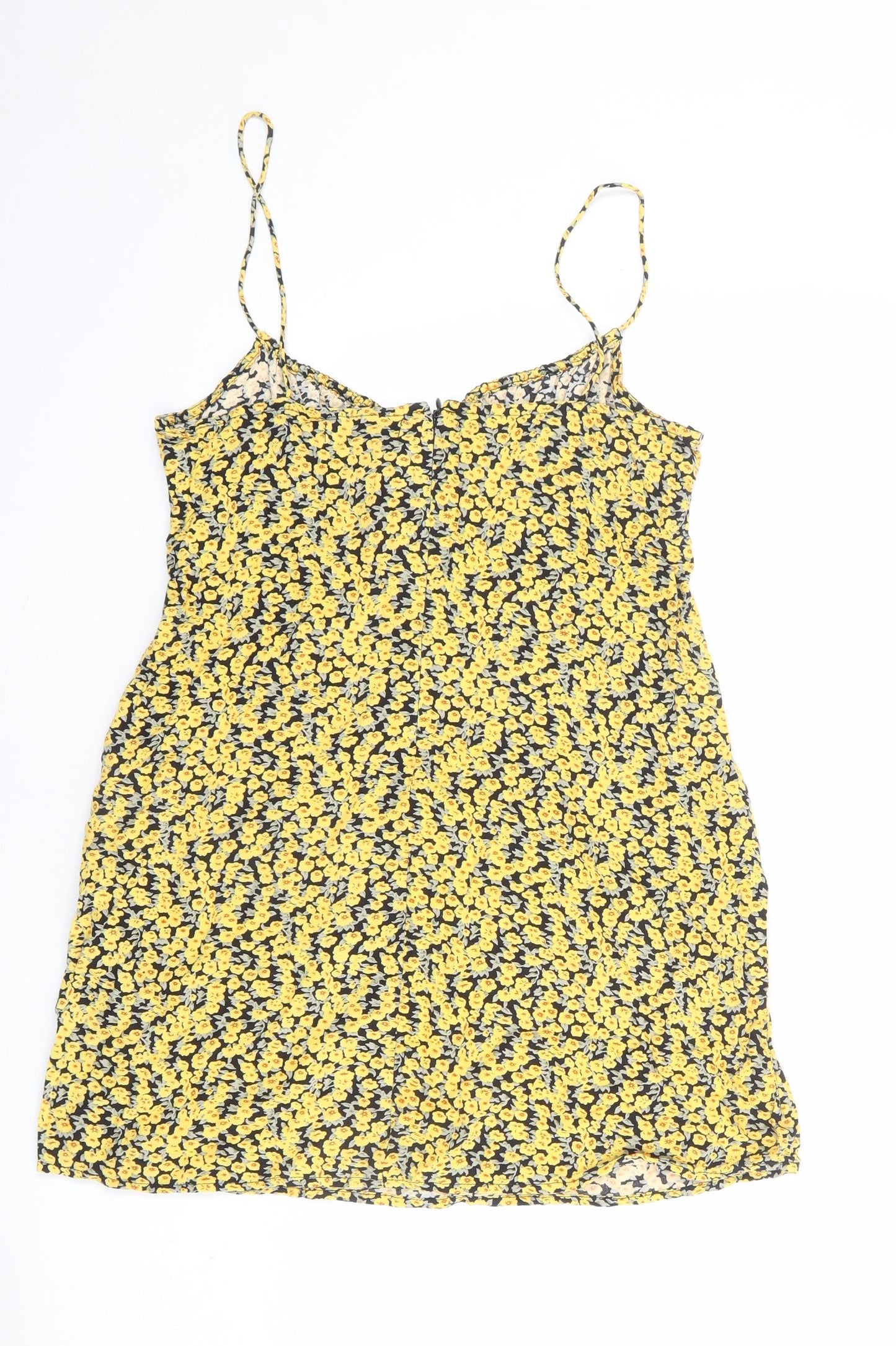 Motel Womens Multicoloured Floral Viscose Basic Tank Size M Round Neck
