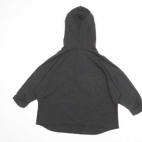 John Lewis Womens Grey Polyester Pullover Hoodie Size S Pullover