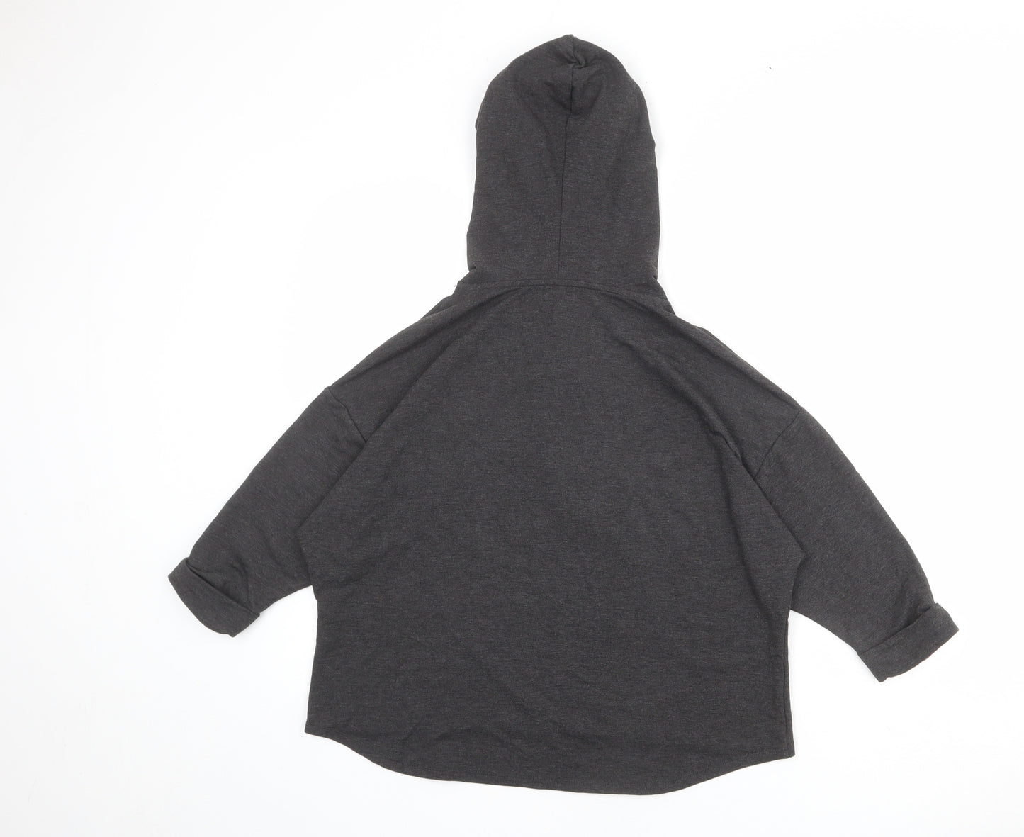 John Lewis Womens Grey Polyester Pullover Hoodie Size S Pullover