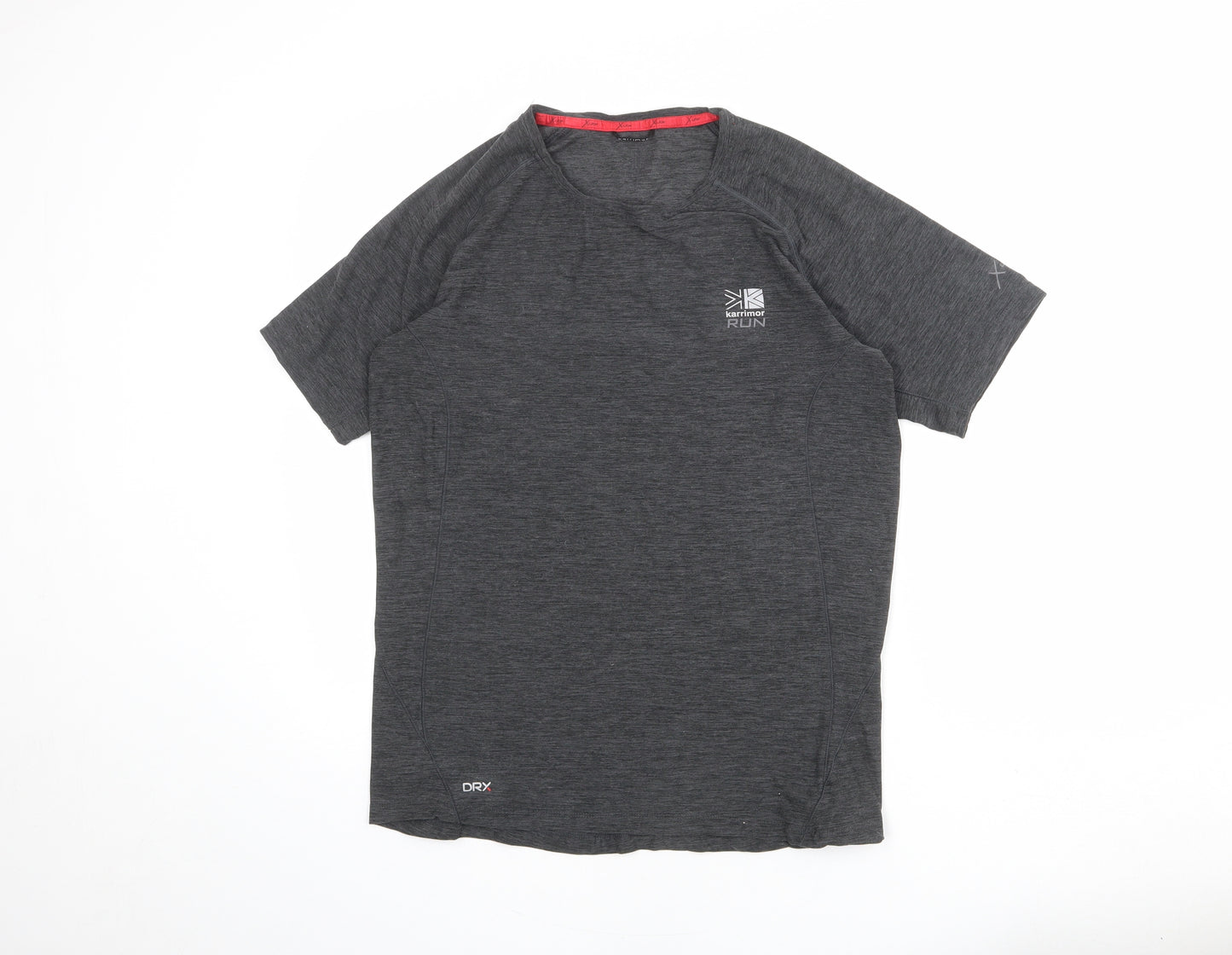 Karrimor Mens Grey Polyester Basic T-Shirt Size M Crew Neck Pullover