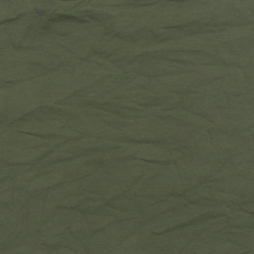 Marks and Spencer Womens Green Cotton Basic Tank Size M Off the Shoulder