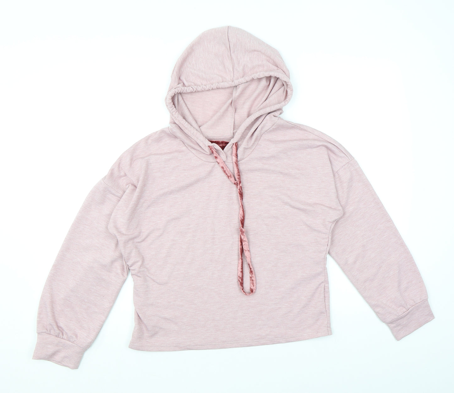 Tresics Womens Pink 100% Polyester Pullover Hoodie Size M Pullover