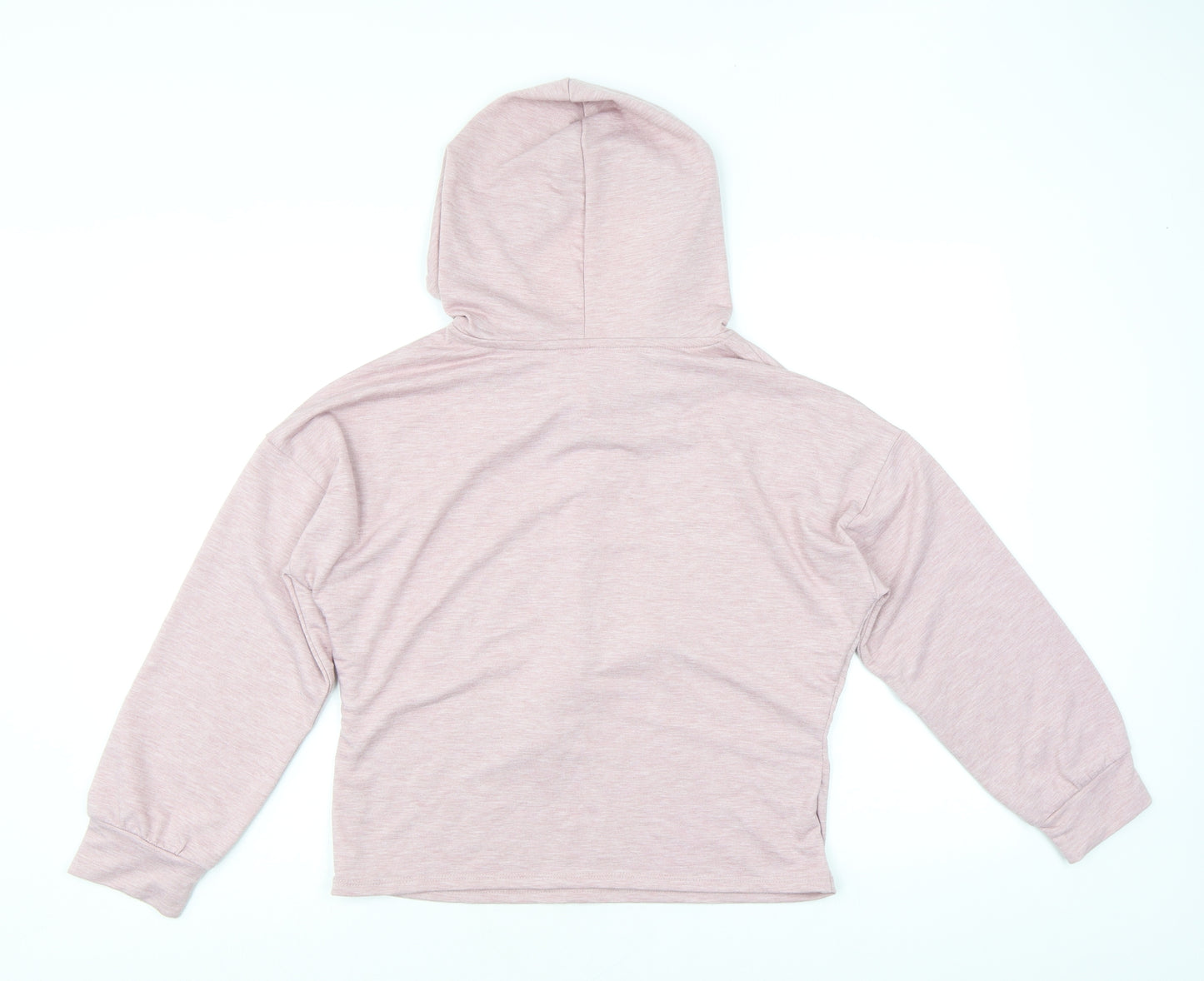 Tresics Womens Pink 100% Polyester Pullover Hoodie Size M Pullover