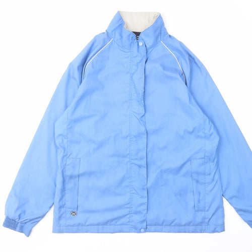 Sunderland Mens Blue Windbreaker Coat Size L Zip