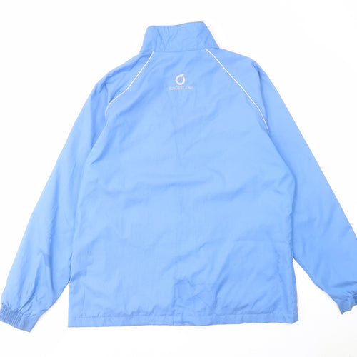 Sunderland Mens Blue Windbreaker Coat Size L Zip