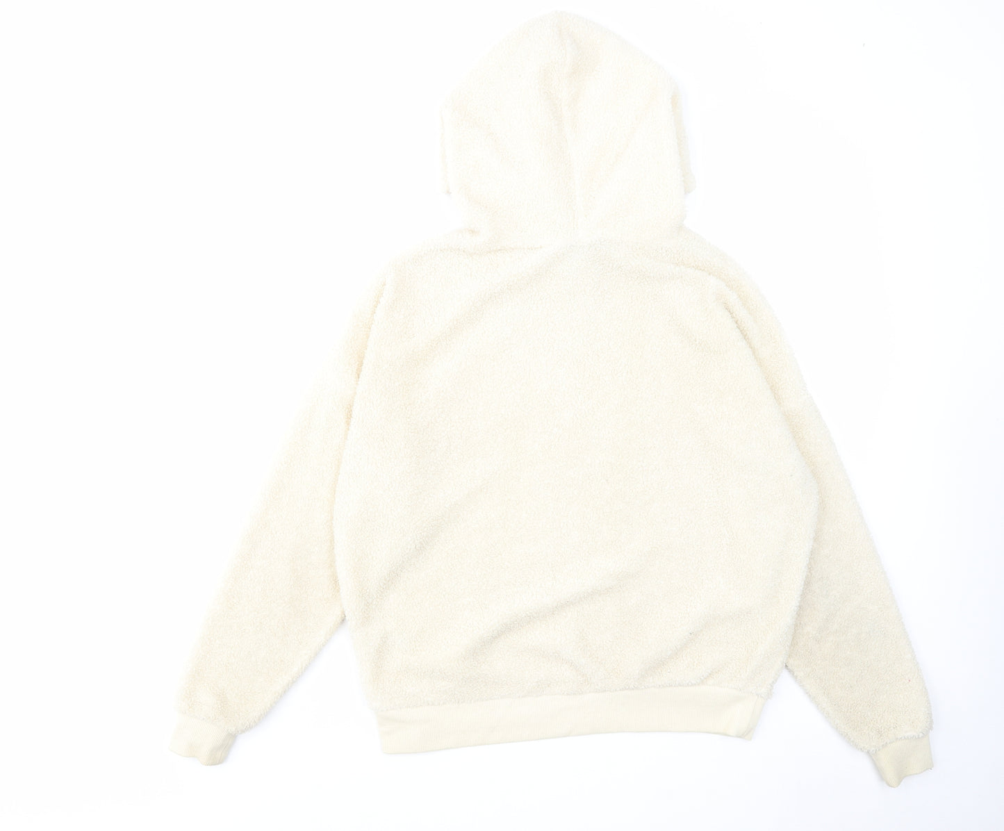 New Look Womens Beige Polyester Pullover Hoodie Size 10 Pullover