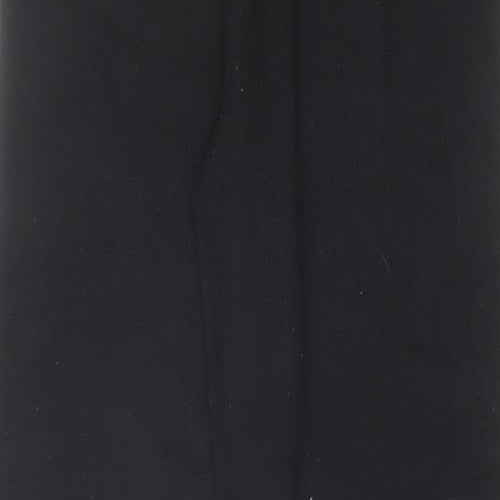 Firetrap Womens Black Viscose Trousers Size 12 L31 in Regular