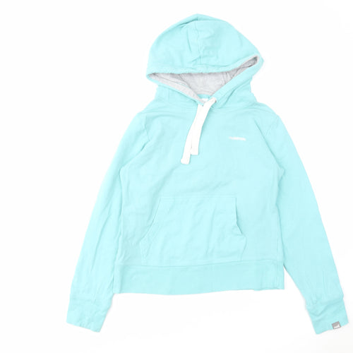 McKenzie Womens Blue Cotton Pullover Hoodie Size 12 Pullover