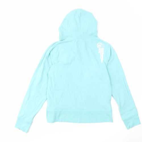 McKenzie Womens Blue Cotton Pullover Hoodie Size 12 Pullover