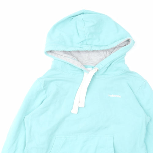 McKenzie Womens Blue Cotton Pullover Hoodie Size 12 Pullover