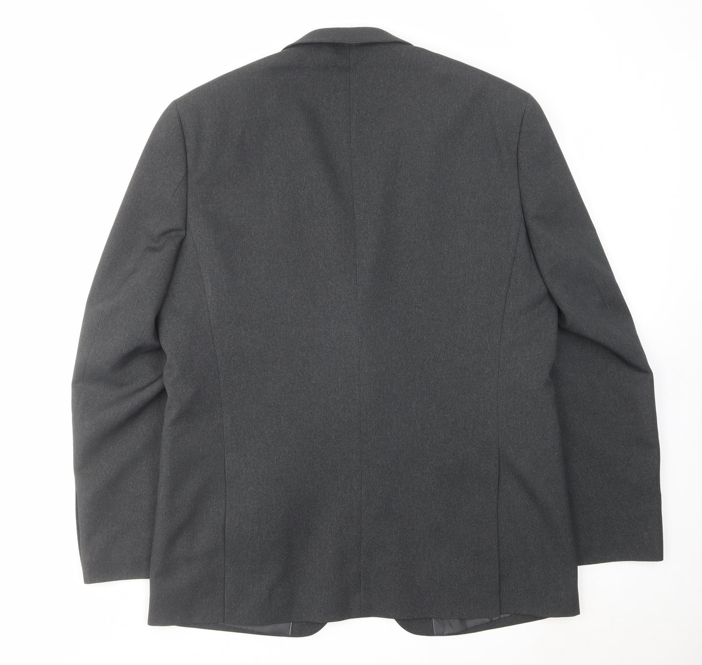 Greenwoods Mens Grey Polyester Jacket Suit Jacket Size 44 Regular