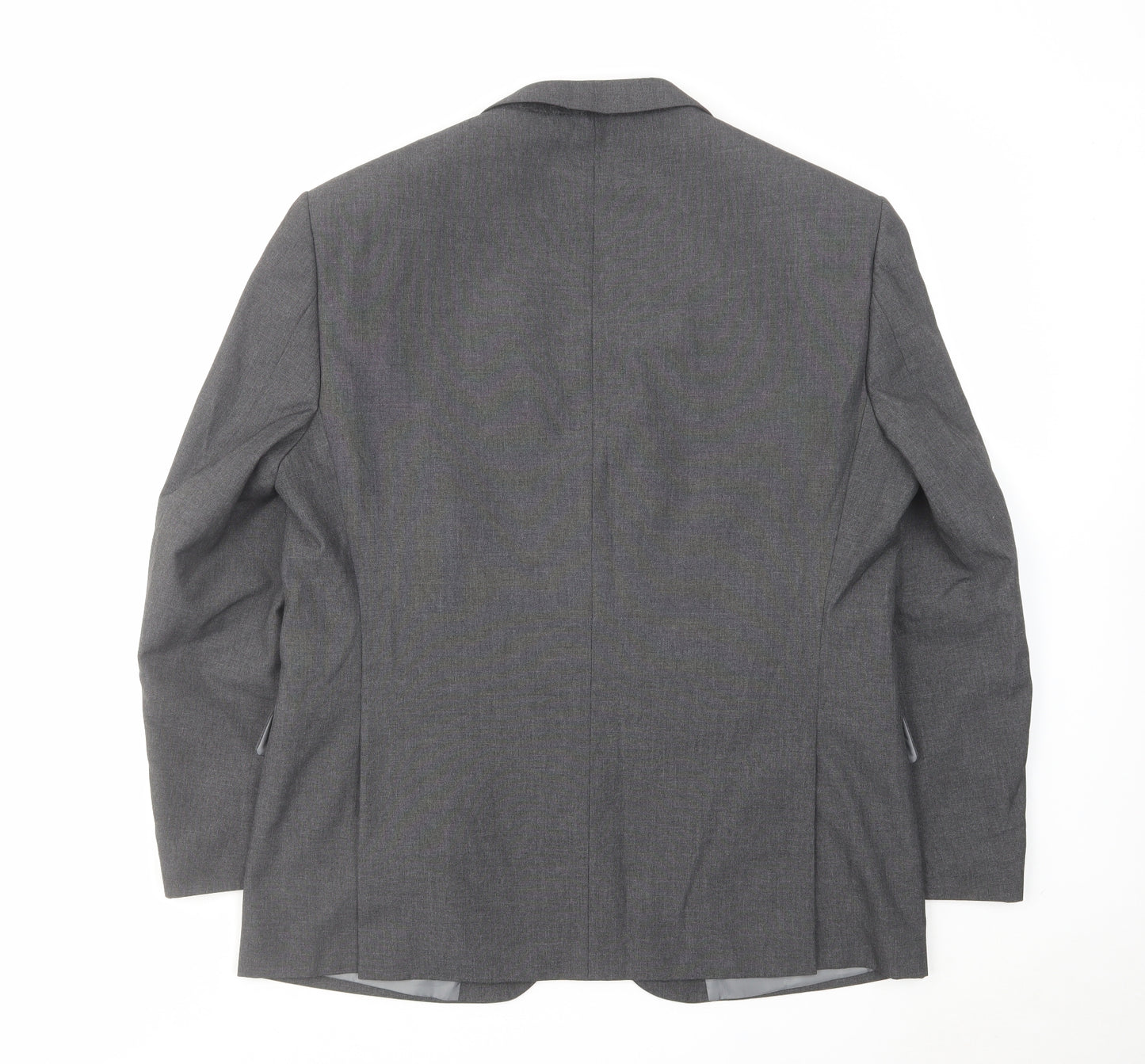 Marks and Spencer Mens Grey Polyester Jacket Suit Jacket Size 42 Regular