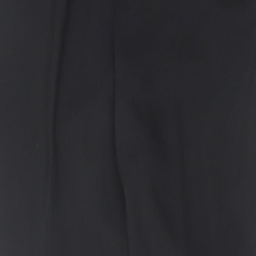 NEXT Womens Black Polyester Dress Pants Trousers Size 12 L29 in Regular Hook & Eye