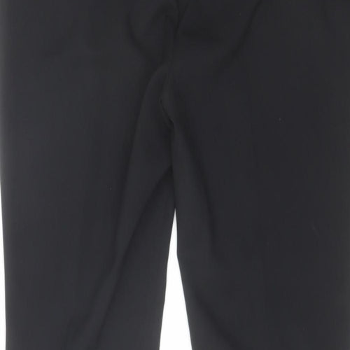 NEXT Womens Black Polyester Dress Pants Trousers Size 12 L29 in Regular Hook & Eye