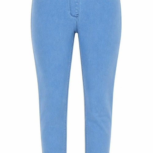 M&Co Womens Blue Cotton Jegging Jeans Size 8 L29 in Regular