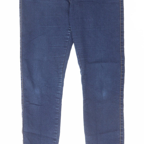 Denim & Co. Womens Blue Cotton Jegging Jeans Size 10 L25 in Regular