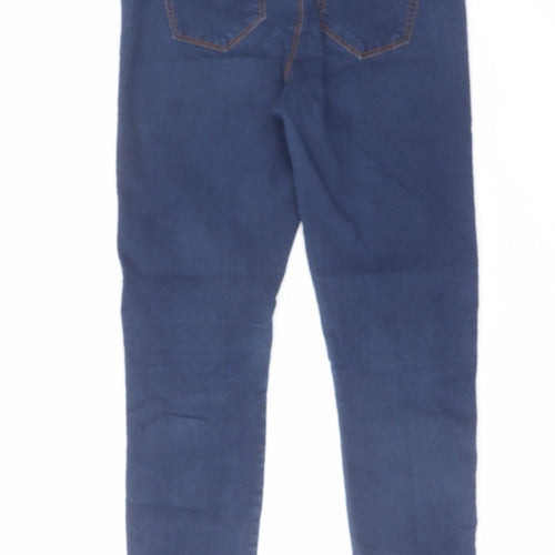 Denim & Co. Womens Blue Cotton Jegging Jeans Size 10 L25 in Regular
