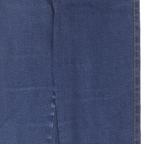 Denim & Co. Womens Blue Cotton Jegging Jeans Size 10 L25 in Regular