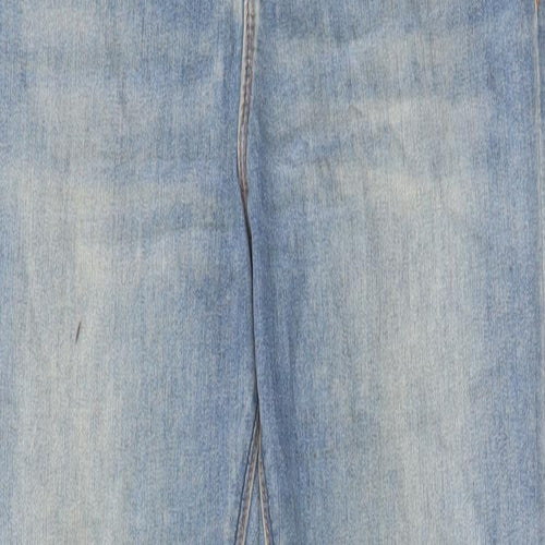 ASOS Womens Blue Cotton Skinny Jeans Size 28 in L32 in Regular Zip