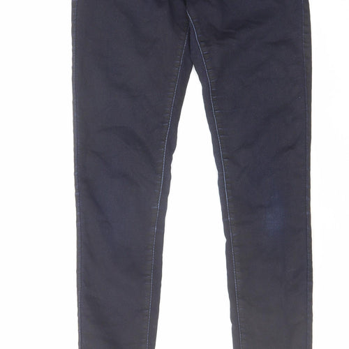 Toxik3 Womens Blue Cotton Skinny Jeans Size 8 L28 in Regular Zip