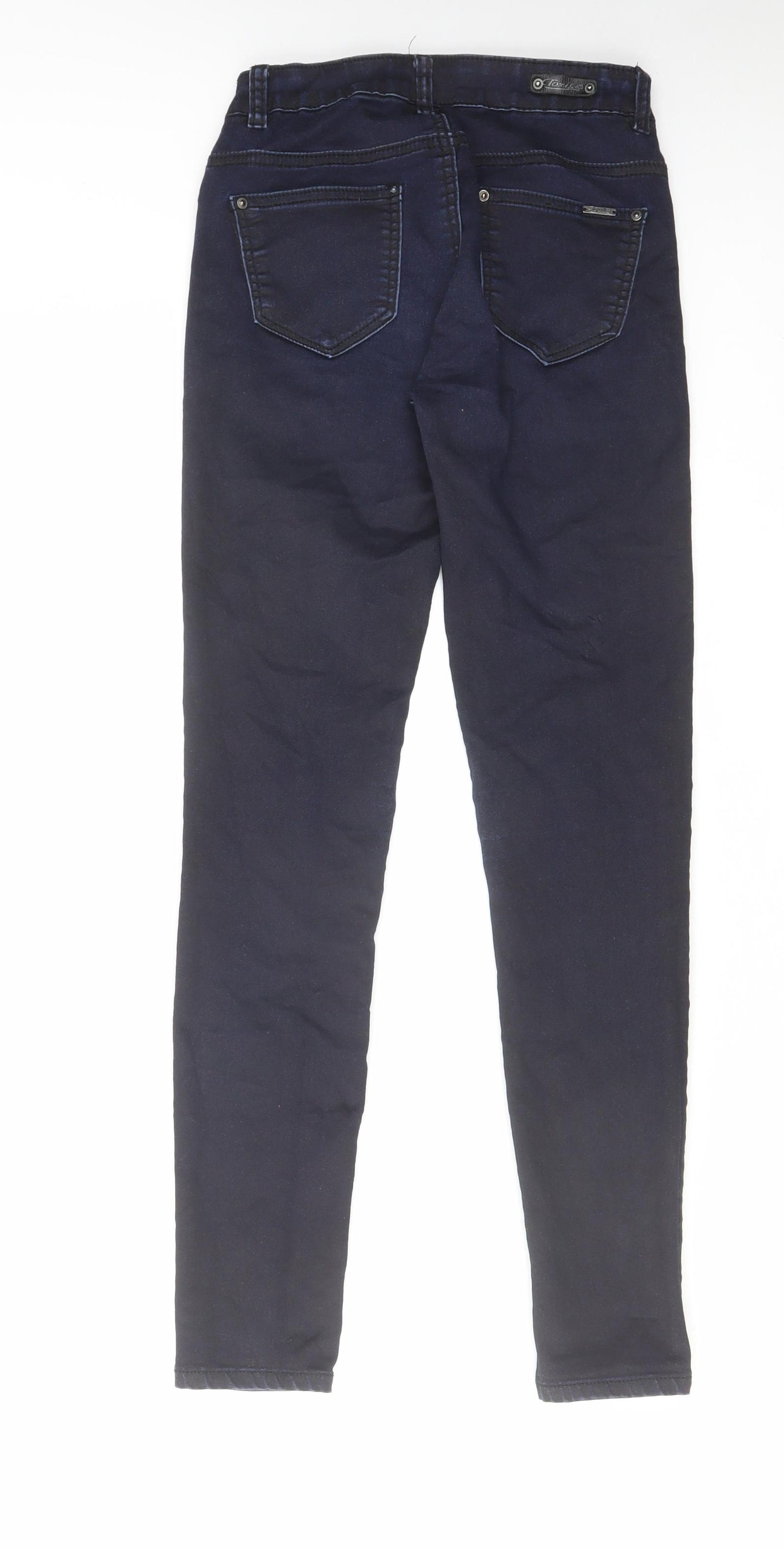 Toxik3 Womens Blue Cotton Skinny Jeans Size 8 L28 in Regular Zip