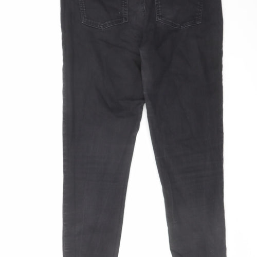 Marks and Spencer Womens Black Cotton Jegging Jeans Size 14 L28 in Regular