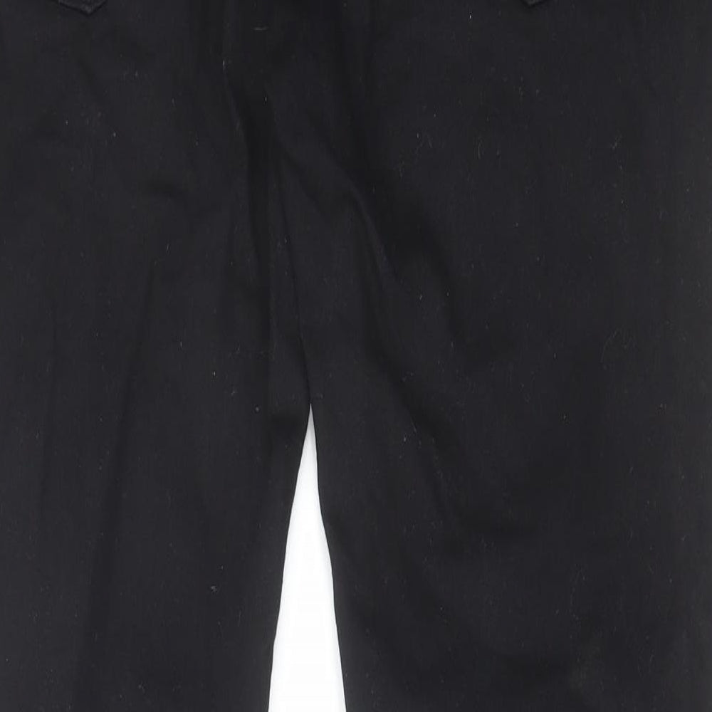 Burton Mens Black Cotton Straight Jeans Size 38 in L29 in Regular Zip