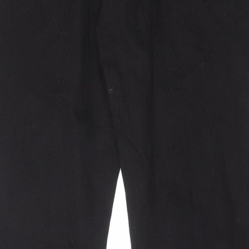 Abercrombie & Fitch Mens Black Cotton Straight Jeans Size 38 in L32 in Regular Zip