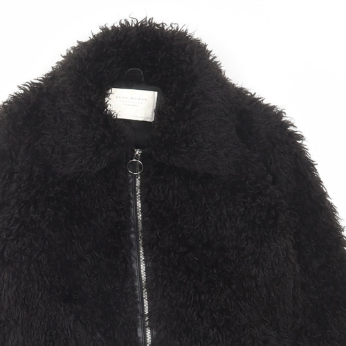 Zara Womens Black Jacket Size XS Zip