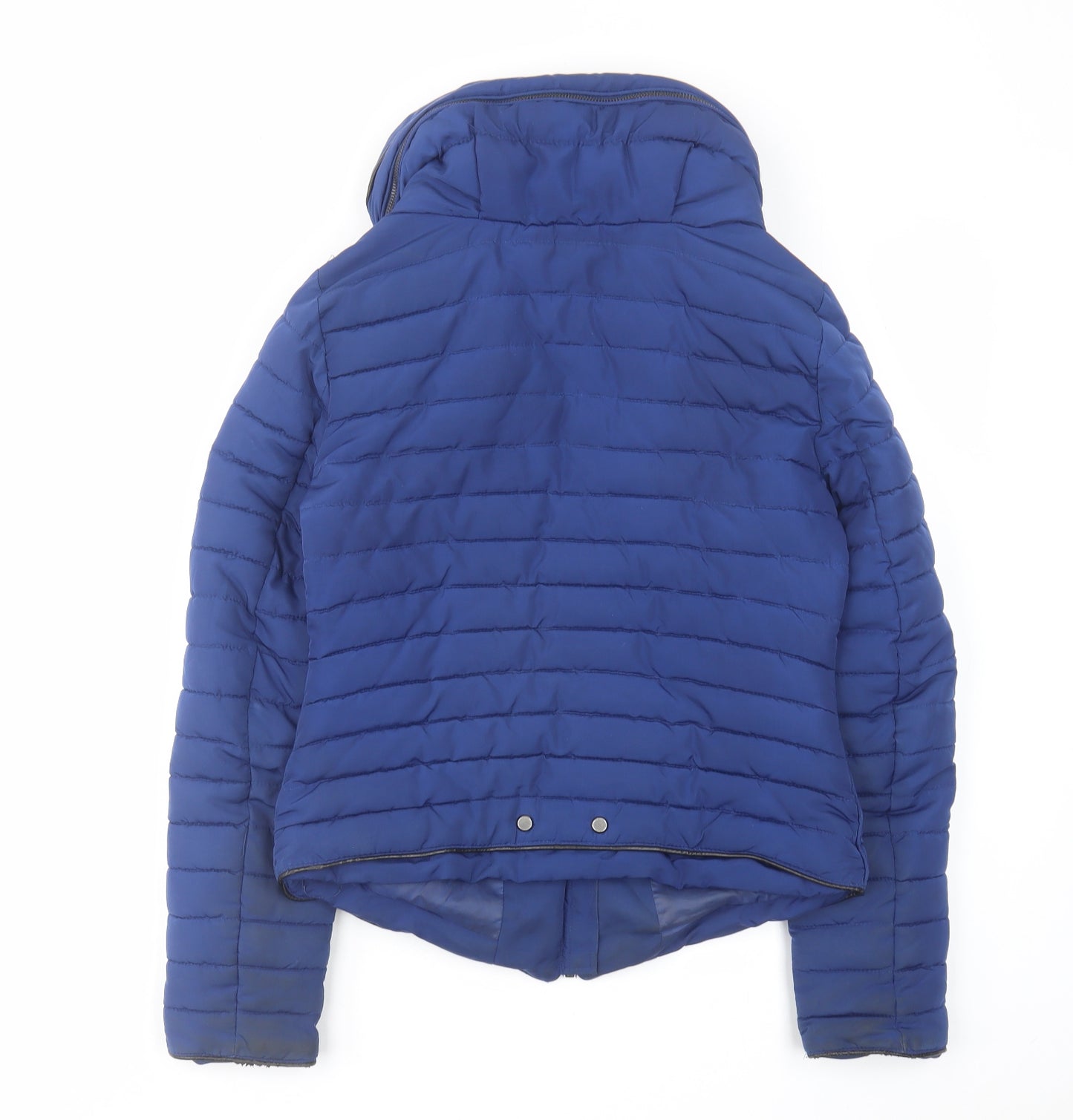 Zara Womens Blue Jacket Size S Zip